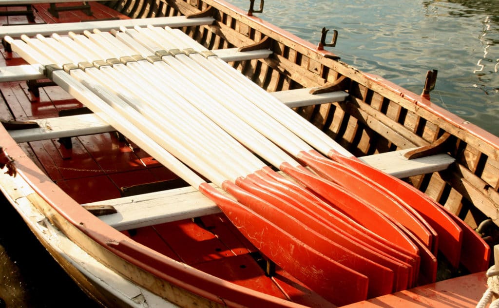 Yvoire : Old rescue boat 